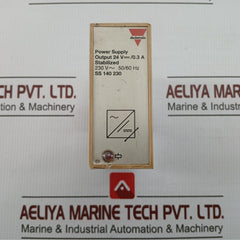 Electromatic 24Vdc/0.3A Part No Ss 140 230 Stabilized Power Supply