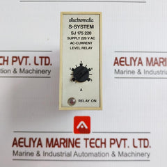 Electromatic Ac-current Level Relay 220 V Ac Part No Sj 175 220