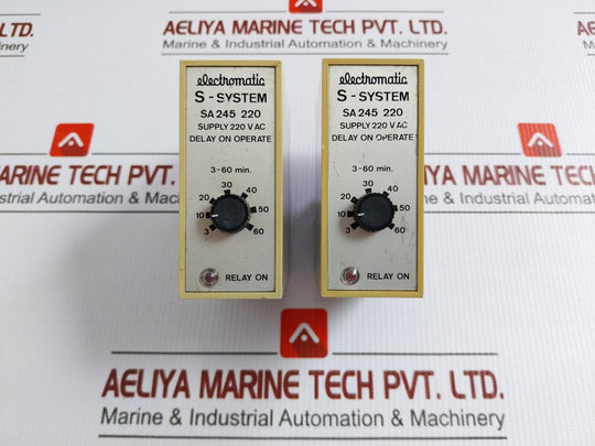 Electromatic Delay On Operate Time Relay 220Vac Sa 245 220