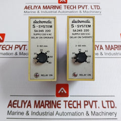 Electromatic Delay On Operate Time Relay 220Vac Sa 245 220