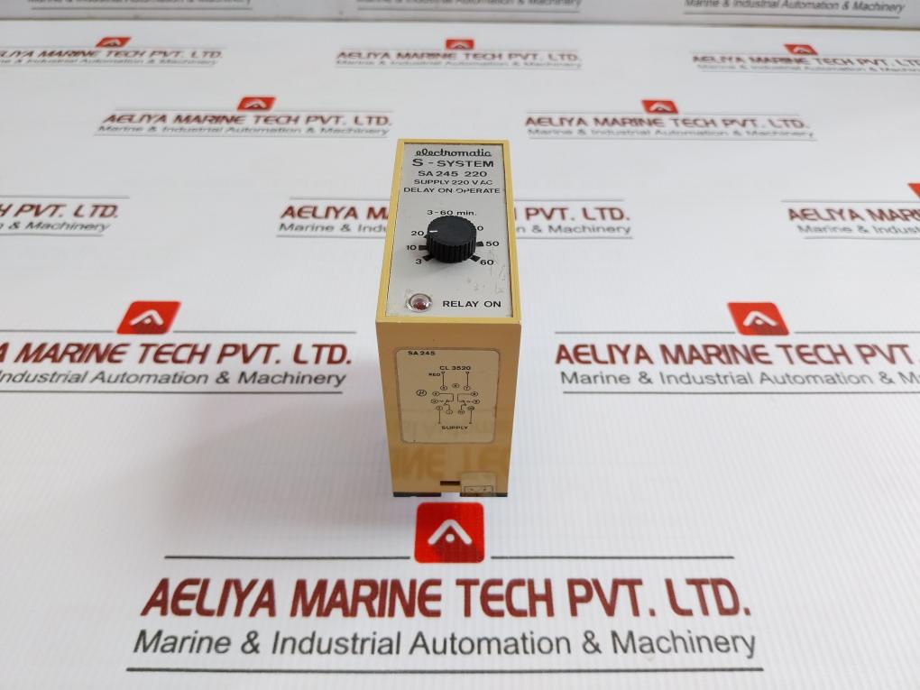 Electromatic Delay On Operate Time Relay 220Vac Sa 245 220