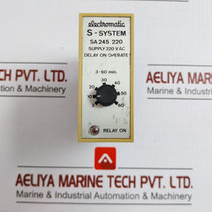 Electromatic Delay On Operate Time Relay 220Vac Sa 245 220