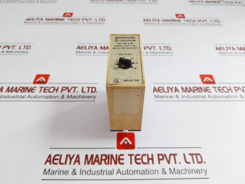 Electromatic Delay On Operate Timer 0,8 To 18 Sec Part No Sa 105 230