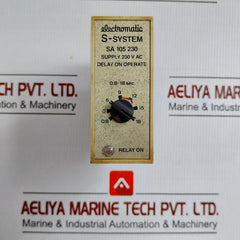 Electromatic Delay On Operate Timer 0,8 To 18 Sec Part No Sa 105 230