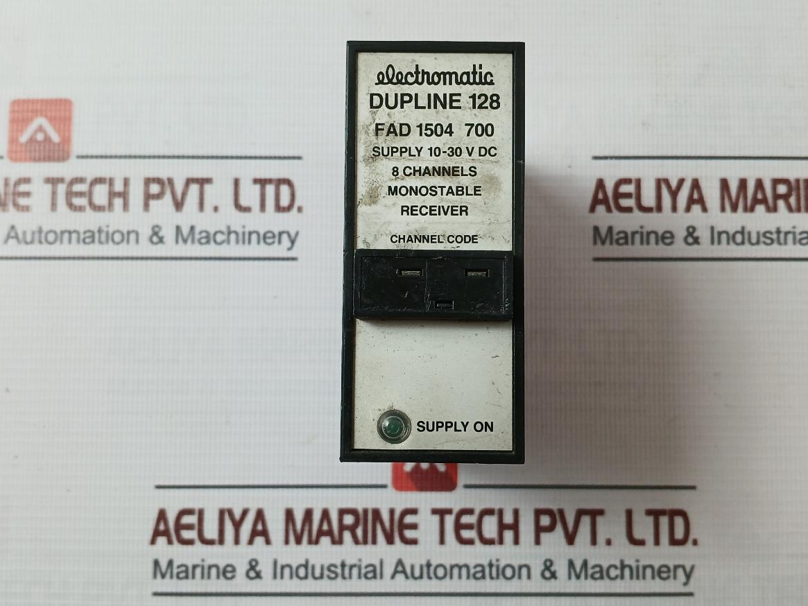 Electromatic Fad 1504 700 Monostable Receiver Dupline 128 10-30Vdc 500Ma 60V