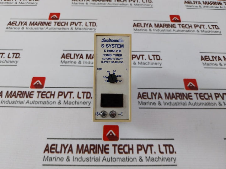 Electromatic S 110156 230 S-system Automatic Start Combination Timer 0.15-800Sec