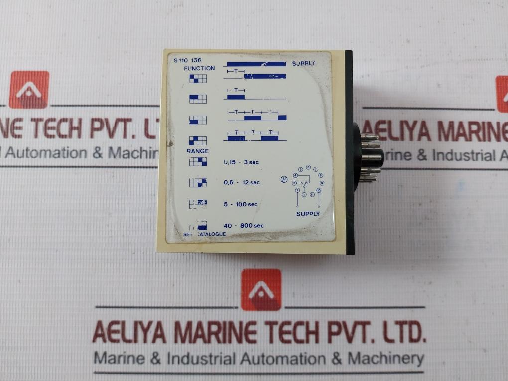 Electromatic S 110156 724 S-system Combi Timer Relay Module 20–28 Vdc 623601