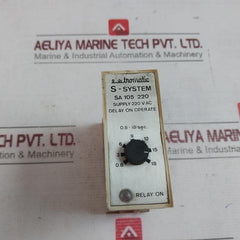 Electromatic Sa 105 220 Delay On Operate Timer 8-18 Sec 10A/380V