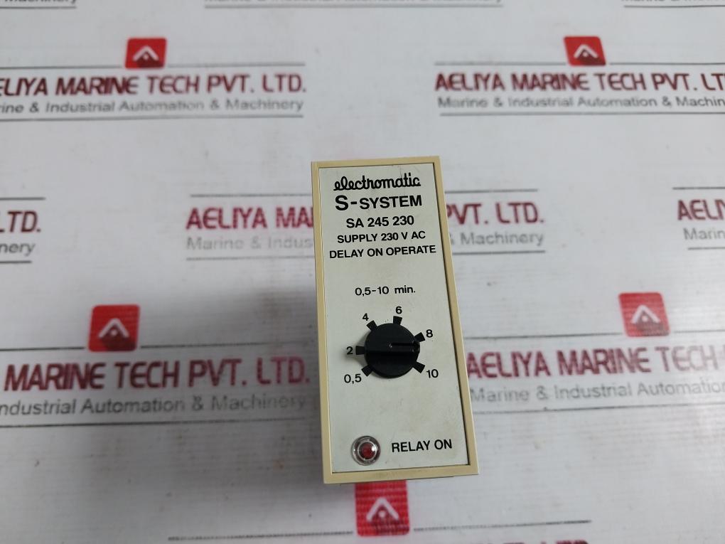 Electromatic Sa 245 230 Time Delay On Operate Module 230Vac 0.5-10Min