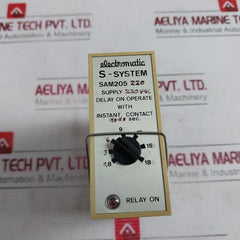 Electromatic Sam205 220 Timer Relay 220Vac 0.8-18 Sec 10A/380V