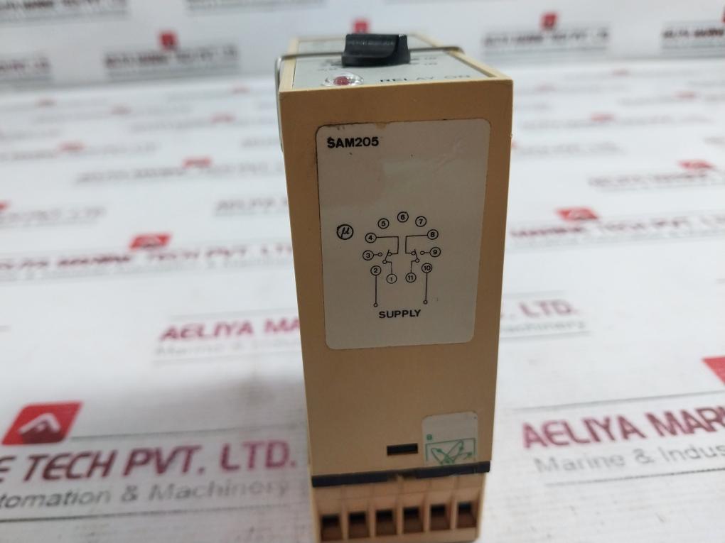 Electromatic Sam205 220 Timer Relay 220Vac 0.8-18 Sec 10A/380V