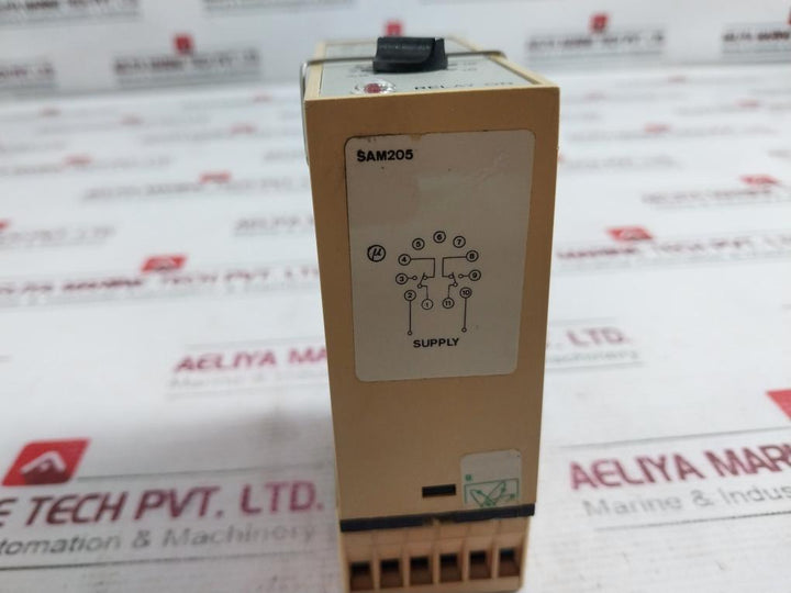 Electromatic Sam205 220 Timer Relay 220Vac 0.8-18 Sec 10A/380V