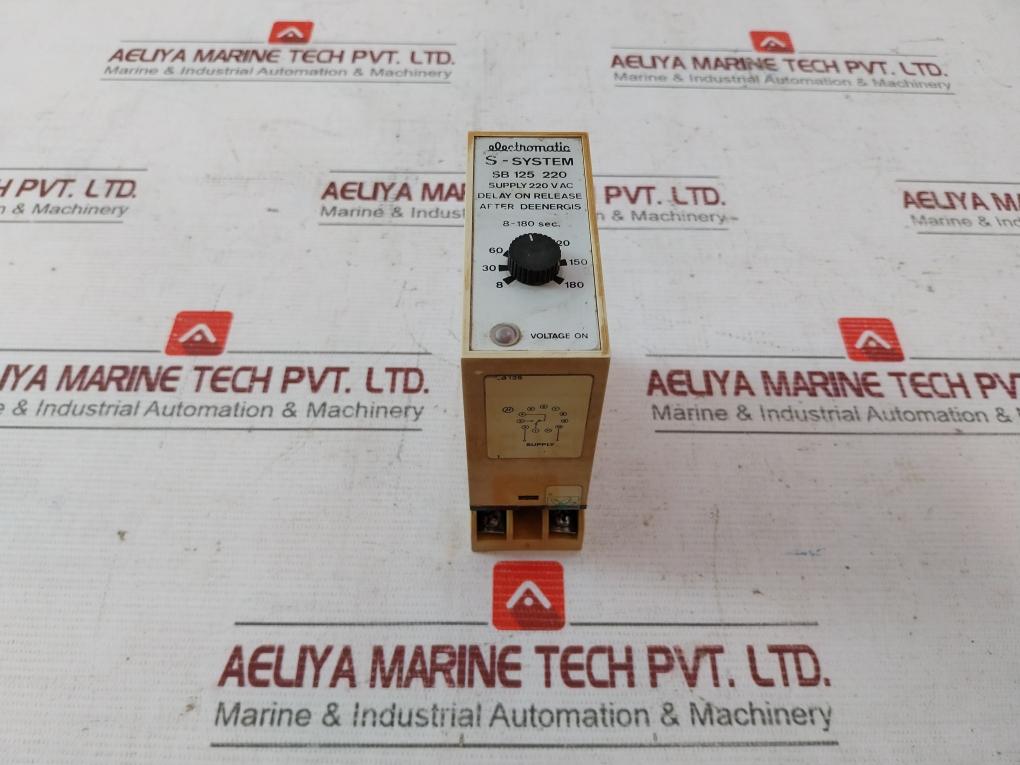Electromatic Sb 125 220 Time Delay Relay S-system 10A/380V- S411