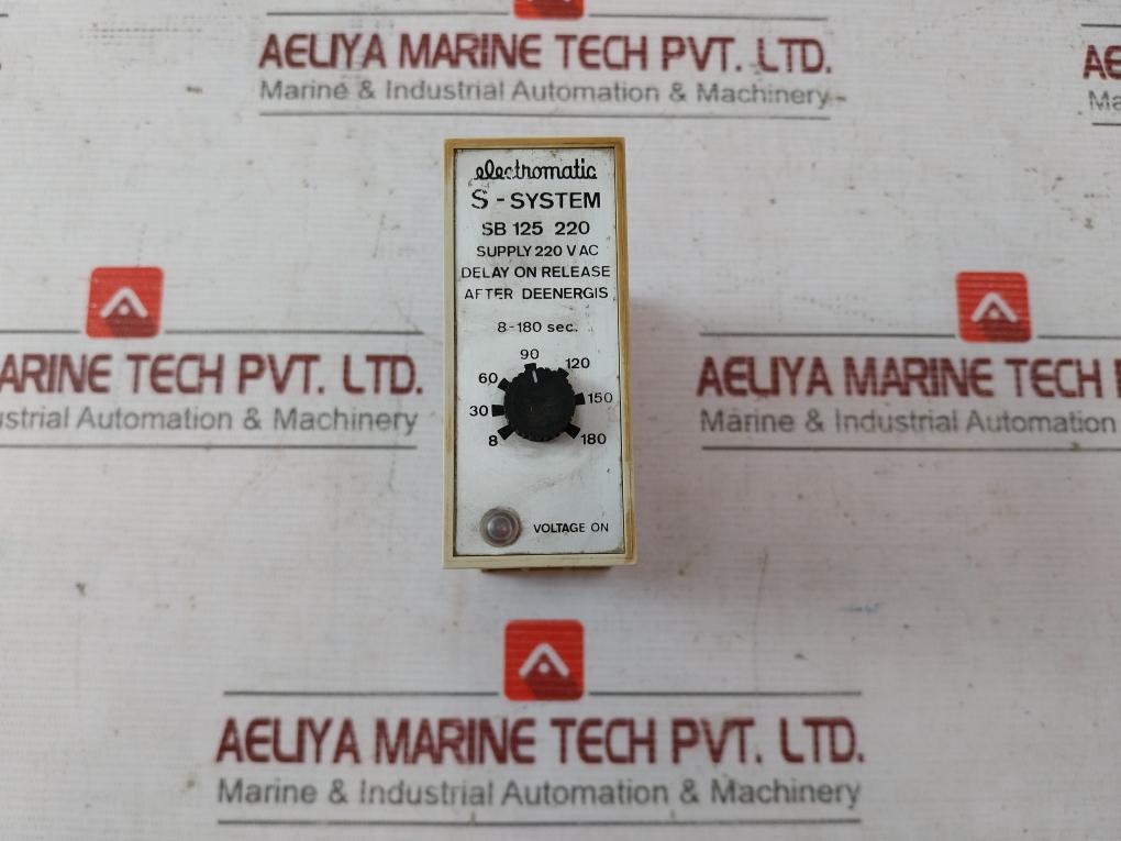 Electromatic Sb 125 220 Time Delay Relay S-system 10A/380V- S411