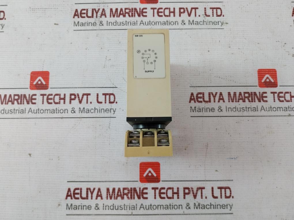Electromatic Sb 125 724 Delay Timer Relay S-system 12-24 V Dc 0,8-18 Sec