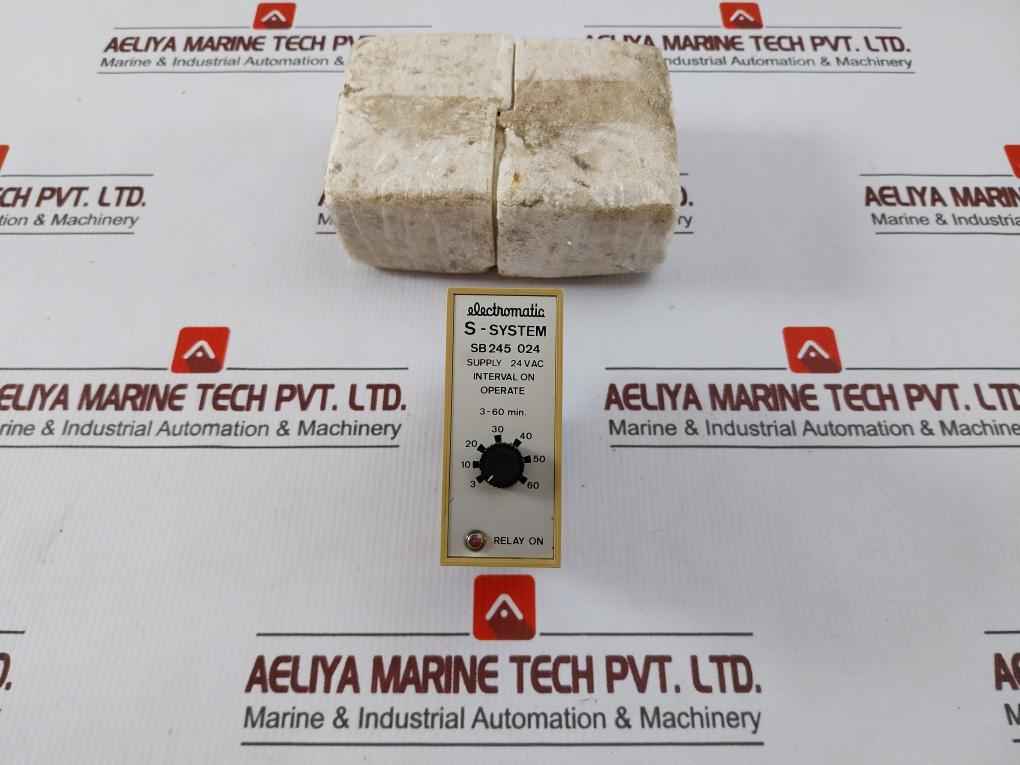 Electromatic Sb 245 024 Interval On Operate 3-60 Min 24 Vac