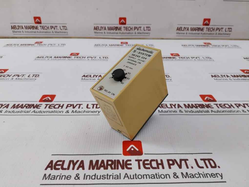 Electromatic Sb 245 024 Interval On Operate 3-60 Min 24 Vac