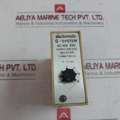 Electromatic Sc 105 220 Dividing Relay 220Vac 10A/380V 0.8-18 Sec