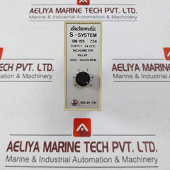 Electromatic Sm 155 724 Tachometer Relay 24 Vdc 1000-10000 Rpm