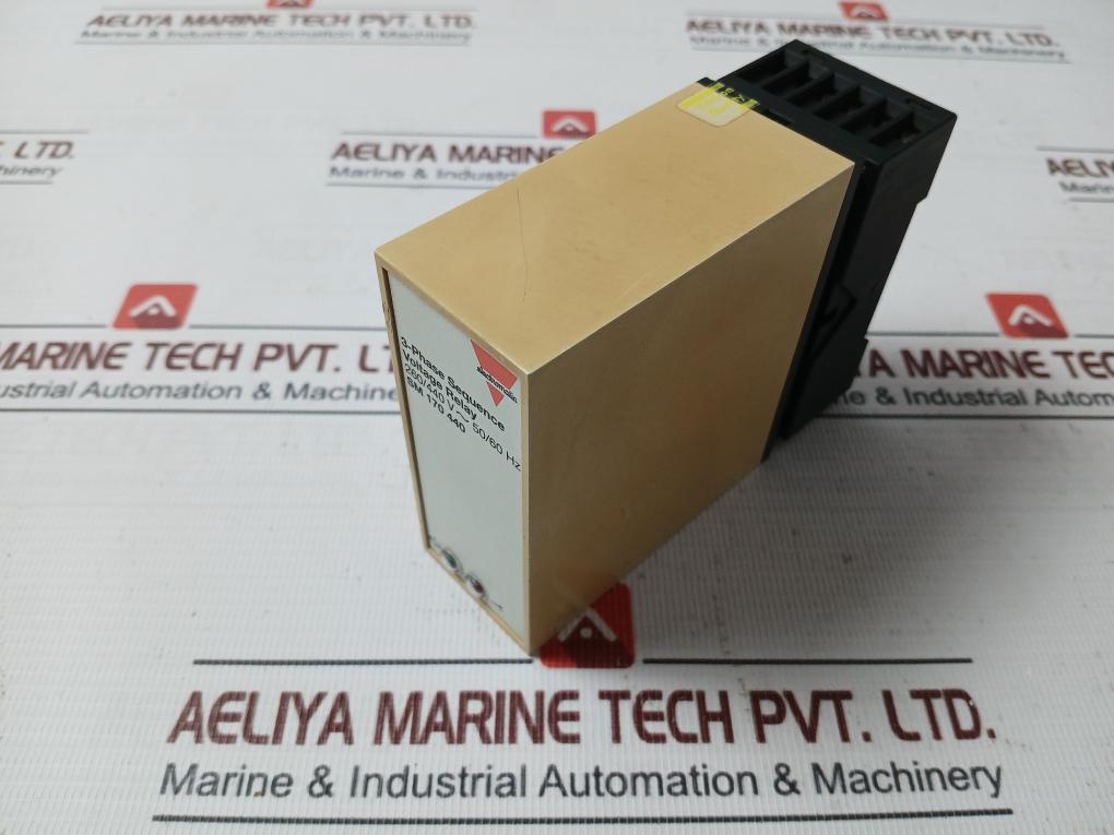 Electromatic Sm 170 440 3-phase Sequence Voltage Relay W/ Base 50/60Hz 047394