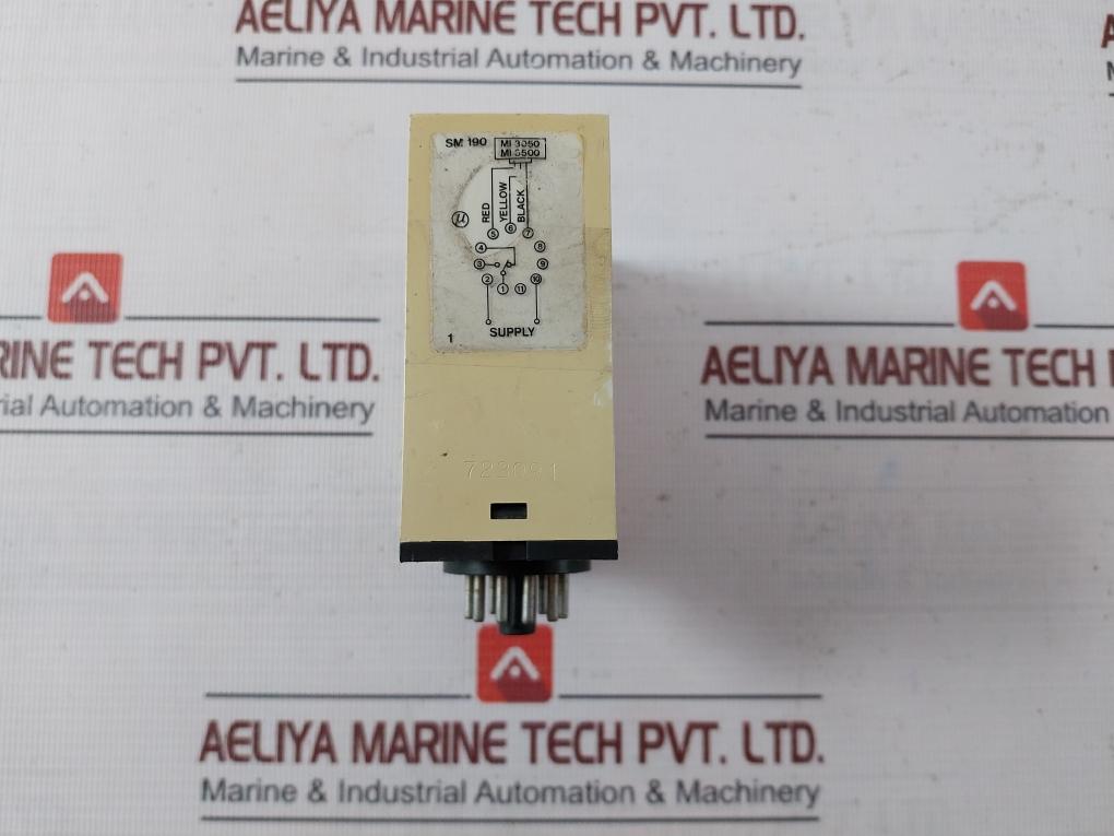 Electromatic Sm 190 120 S- System 3-phase Sequence Current Relay 120Vac 45–65Hz