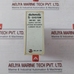 Electromatic Sm 190 120 S- System 3-phase Sequence Current Relay 120Vac 45–65Hz