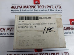 Electromatic U117900 Relay Combi Timer, 20-240v Ac, 8a, 15s-60min