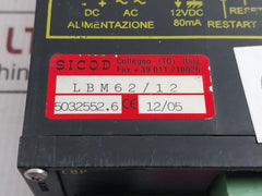 Electronic Counter 230Vac-24Vdc Sicod Lbm 62/12