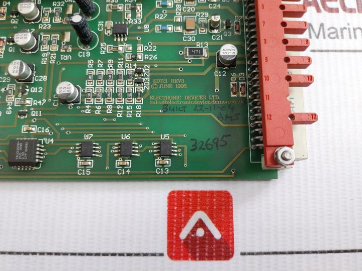 Electronic Devices Alarm Control Pcb Card Ed721