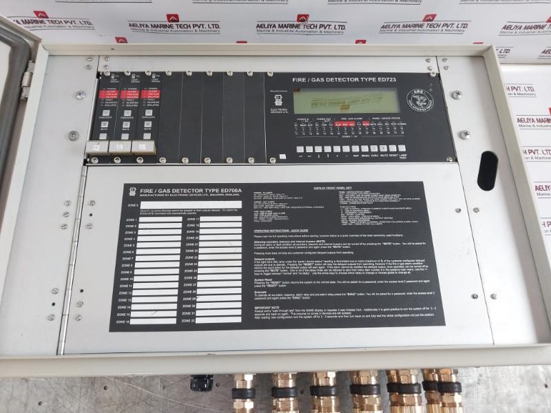 Electronic Devices Ed723 Fire/Gas Detection Panel Rev 4 Ed700A