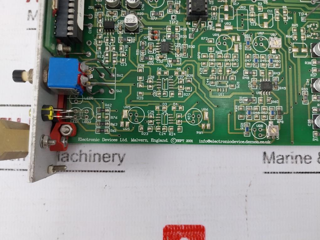 Electronic Devices Ltd. Ed710 Pcb Card Rev.6 35738