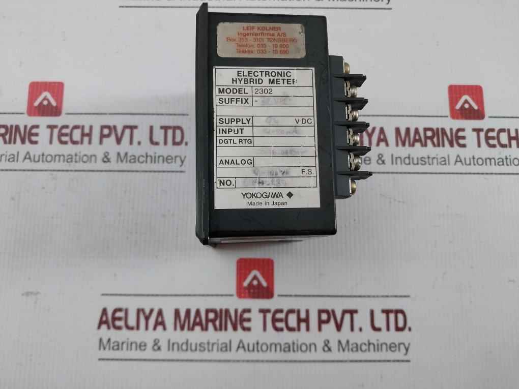 Electronic Hybrid Meter 2302 Yokogawa 24 Vdc