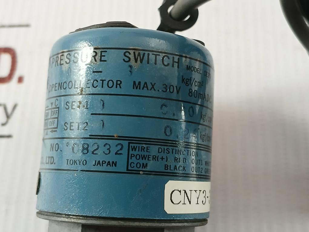 Electronic Pressure Switch Nagano Keiki Ce20
