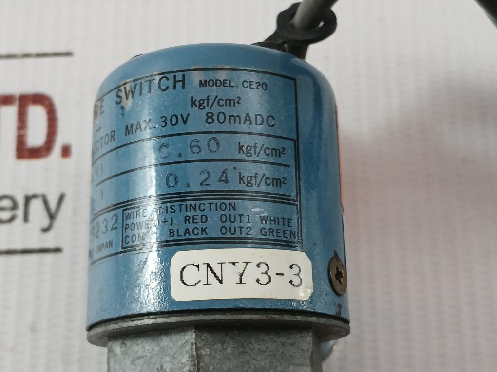 Electronic Pressure Switch Nagano Keiki Ce20