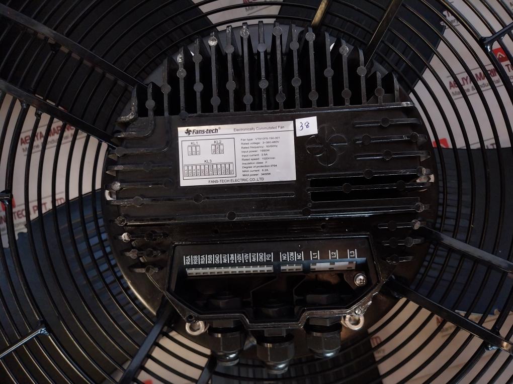 Electronically Commutated Axial Fan Vt910F5-150-001 Fans-tech Electric  50/60Hz