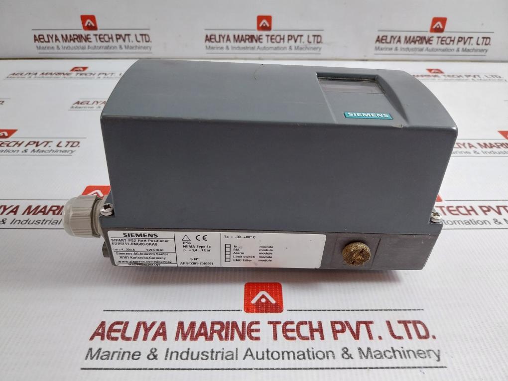 Electropneumatic Hart Positioner 6Dr5111-0Ng00-0Aa0 Siemens 4-7Bar 4-20Ma