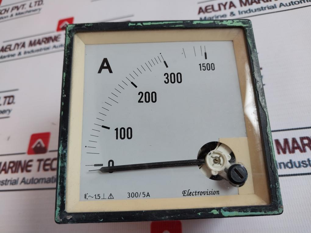 Electrovision 300/5A Ammeter 0-300/1500A