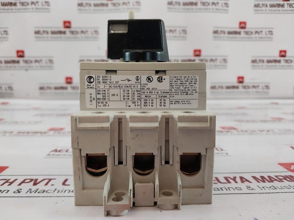 Elektra Tailfingen D4 00/Hs-v-bs-sm Main Switch 50-60Hz 690V Vde 0660