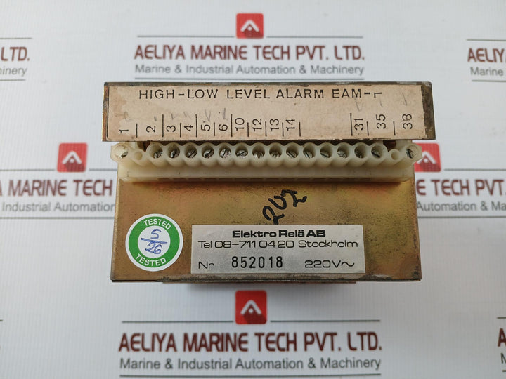 Elektro-rela High-low Level Alarm Eam-r