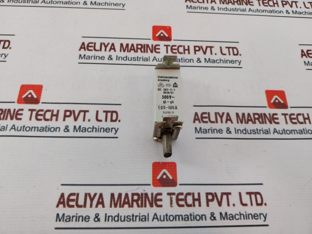 Elektroinstallation C00-100 A Fuse 500V