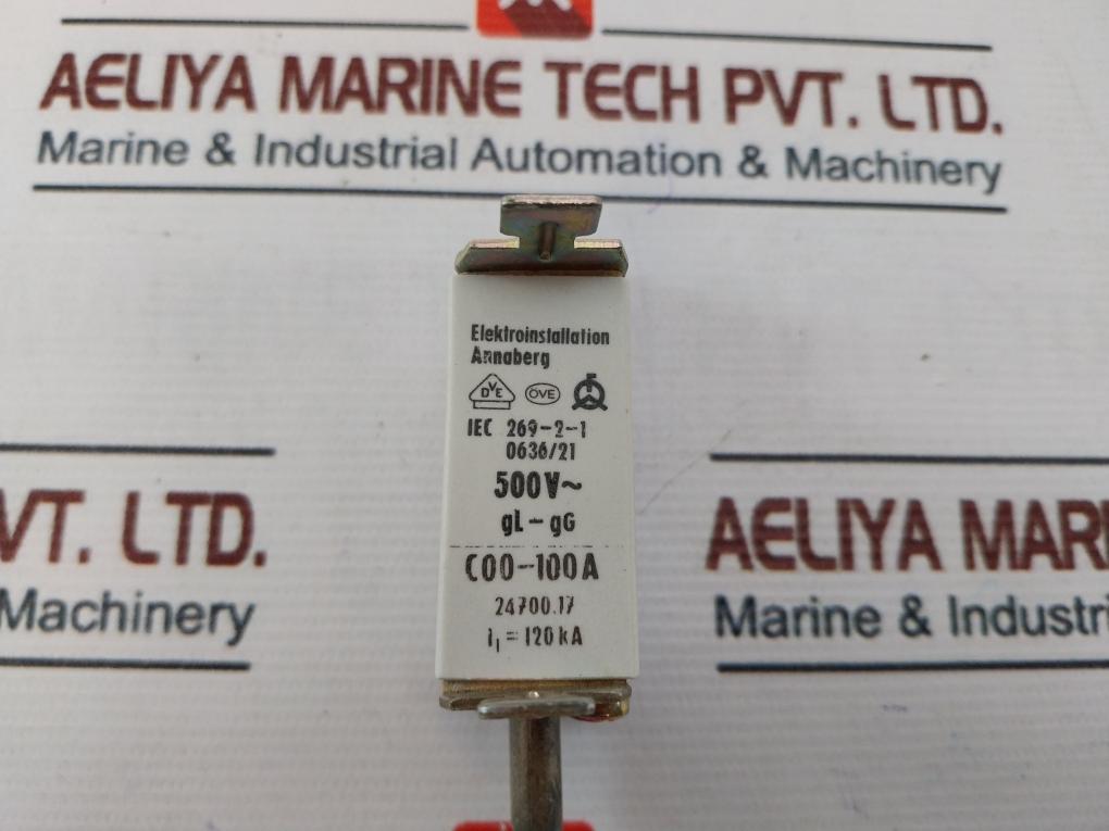 Elektroinstallation C00-100 A Fuse 500V