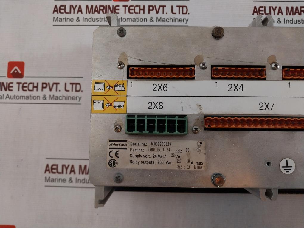 Elektronikon 1900 0701 24 Compressor Controller 24 Vac/ 28Va 2X7: 10A Max