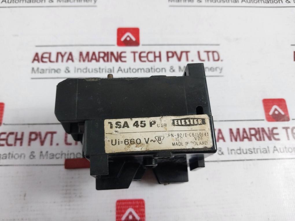 Elester Tsa 45P Thermal Overload Relay Pn-92/E-06150/41 660V 25A 7A-10A