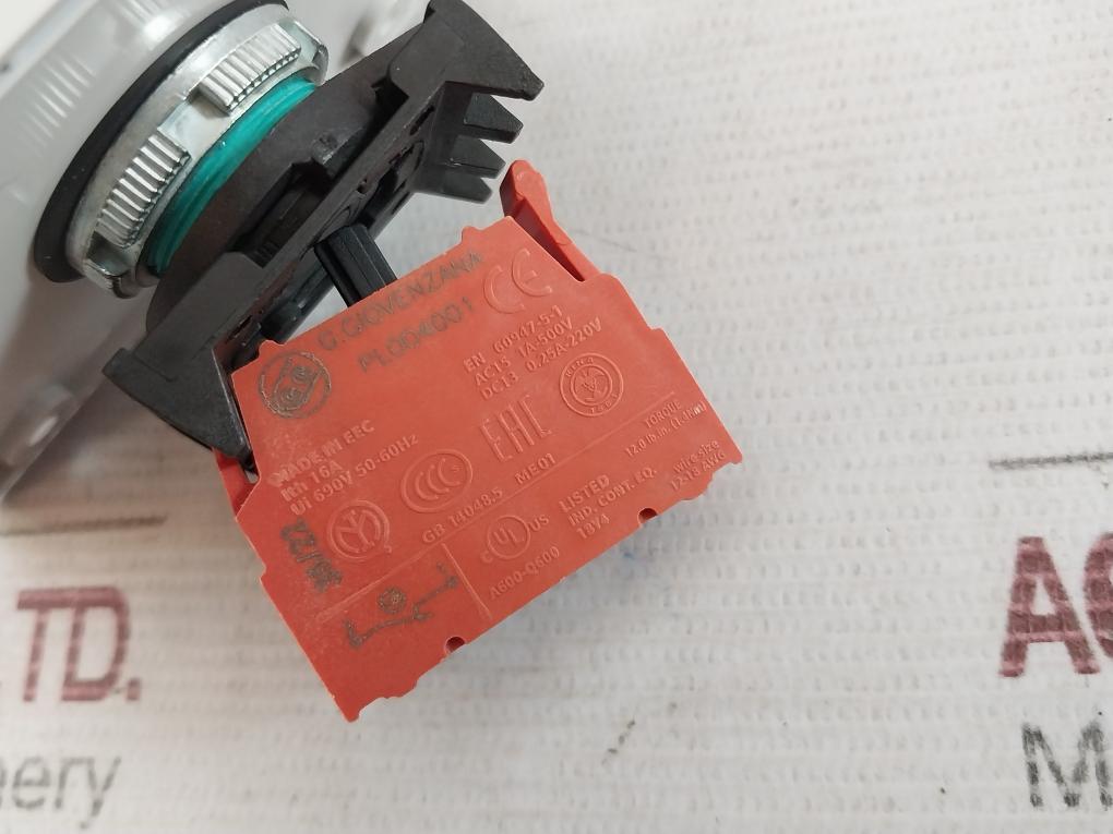 Lot Of 3X Elettrocanali Ec69000E Emergency Stop Pushbutton Switch 690V 50-60Hz