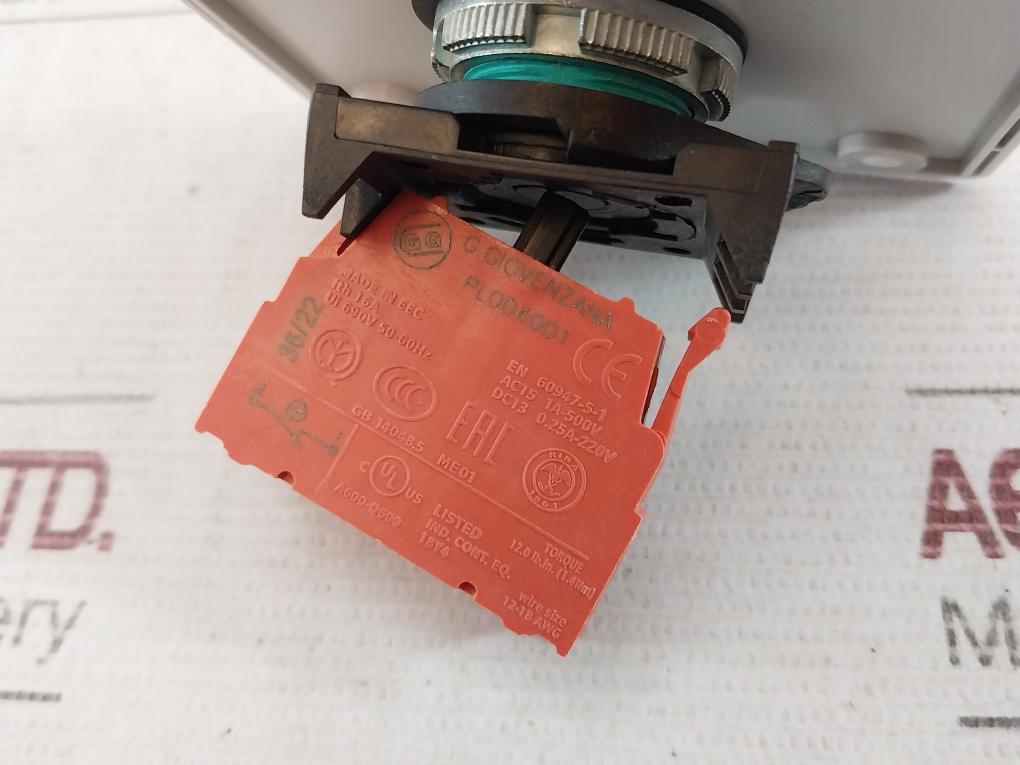 Lot Of 3X Elettrocanali Ec69000E Emergency Stop Pushbutton Switch 690V 50-60Hz