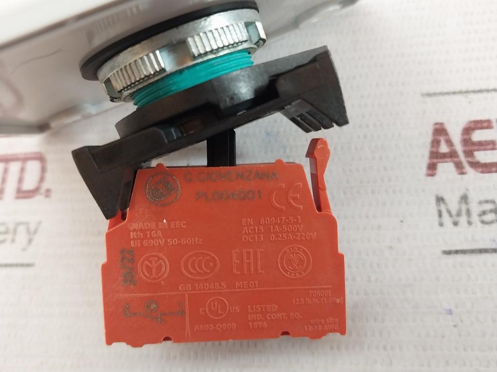 Lot of 3X ELETTROCANALI EC69000E Emergency Stop Pushbutton Switch 690V 50-60HZ