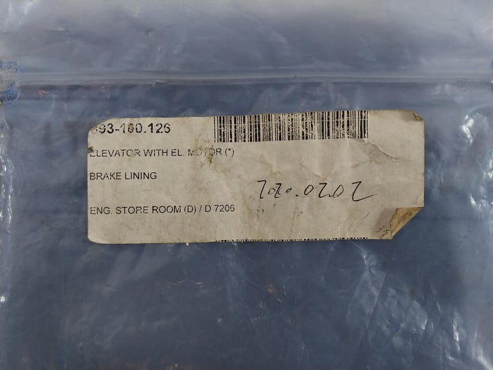 Elevator With El. 693-100.126 Motor Brake Lining