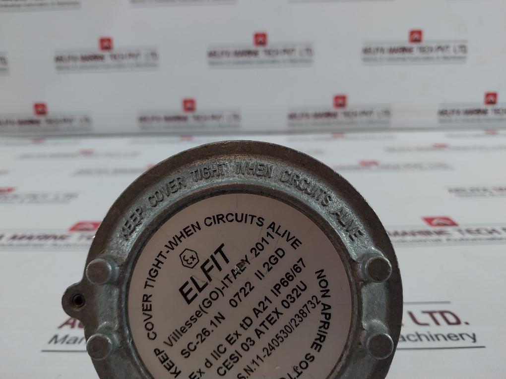 Elfit Sc-26.1N Aluminium Junction Box K6-153 Ip66/67