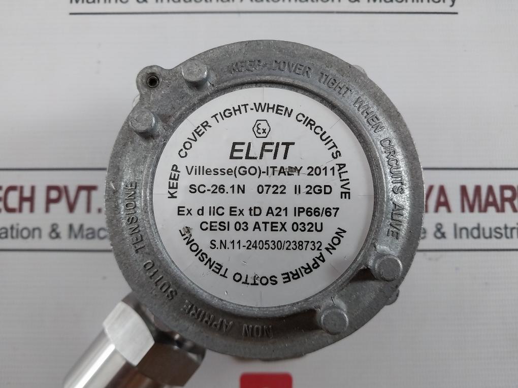 Elfit Sc-26.1N Aluminium Junction Box K6-153 Ip66/67