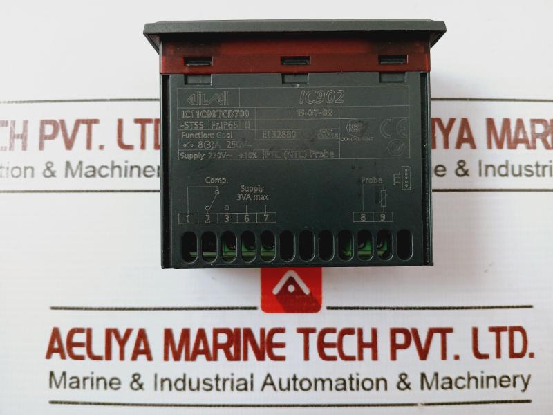 Eliwell Ic902 Electronic Temperature Controller W/ 1 Intervention Point 230V 8A